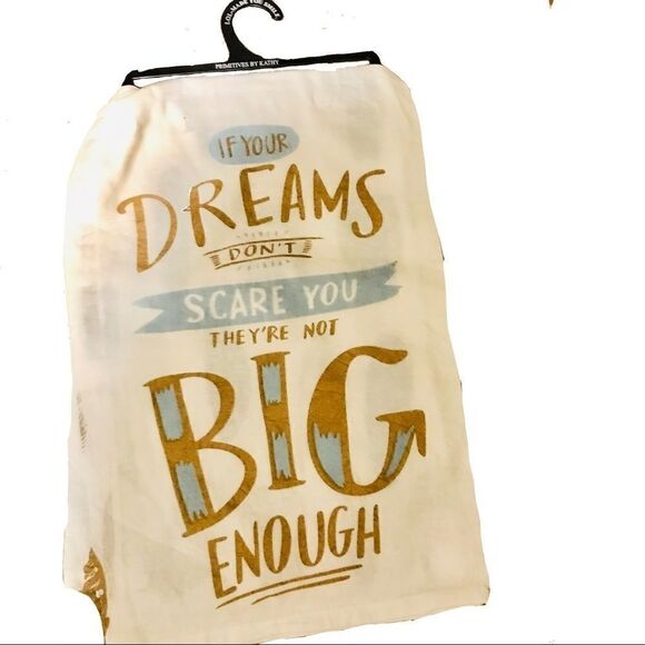 Dreams Kitchen Linen Towel 100% Cotton - Picture 1 of 8